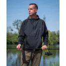Fox Collection Zipped Hoody Black cipzáras felső L