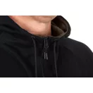 Fox Collection Zipped Hoody Black cipzáras felső 2XL