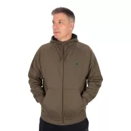   Fox Collection Zipped Hoody Green cipzáras kapucnis felső S