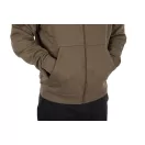 Fox Collection Zipped Hoody Green cipzáras kapucnis felső XL