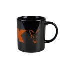 Fox Black and Orange Logo Ceramic Mug bögre