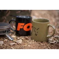 Fox Black and Orange Logo Ceramic Mug bögre