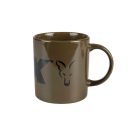 Fox Green and Black Logo Ceramic Mug bögre