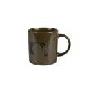 Fox Green and Black Logo Ceramic Mug bögre