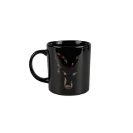 Fox Black and Camo Head Ceramic Mug bögre