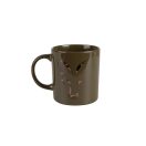 Fox Green and Camo Head Ceramic Mug bögre