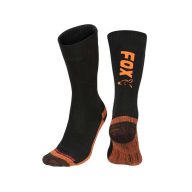 Fox Black / Orange Thermolite Long Sock zokni