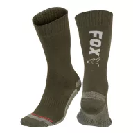 Fox Green / Silver Thermolite Long Sock zokni 44-47