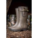 Fox Neoprene Lined Camo Khaki Rubber Boot gumicsizma neoprén béléssel 8/42