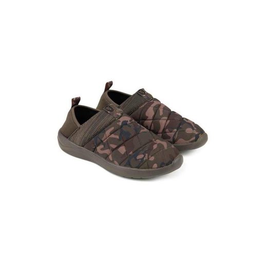 Fox Camo/Khaki Bivvy Slipper bélelt papucs