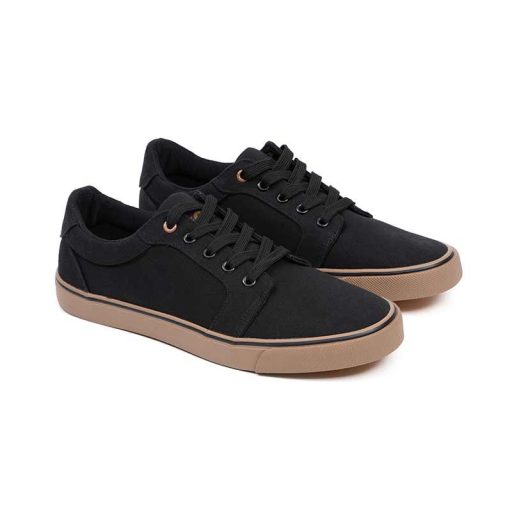 Fox Black Canvas Shoe cipő 10/44
