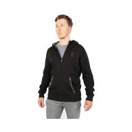 Fox LW Black/Camo Print Zip Hoodie cipzáras kapucnis felső