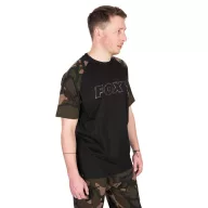 Fox Black / Camo Outline T póló Small