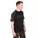 Fox Black / Camo Outline T póló Medium