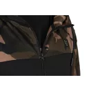 Fox LW BLack / Camo Split Zip Hoody kapucnis felső