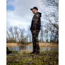 Fox LW BLack / Camo Split Zip Hoody kapucnis felső