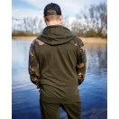 Fox LW Khaki / Camo Split Zip Hoody kapucnis felső