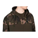 Fox LW Khaki / Camo Split Zip Hoody kapucnis felső