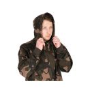 Fox LW Khaki / Camo Split Zip Hoody kapucnis felső