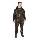 Fox LW Khaki / Camo Split Zip Hoody kapucnis felső