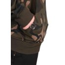 Fox LW Khaki / Camo Split Zip Hoody kapucnis felső