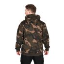 Fox LW Khaki / Camo Split Zip Hoody kapucnis felső