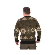 Fox Festive Jumper kötött pullover karácsonyi mintával