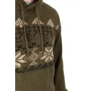 Fox Xmas Hoodie kapucnis karácsonyi mintás pulóver L