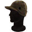 Fox Khaki Black Peaked Beanie siltes sapka