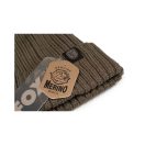Fox Heavy Knit Bobble Hat gyapjú téli sapka