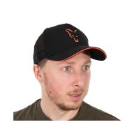   Fox Collection Trucker Black & Orange Cap hálós baseball sapka