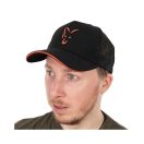 Fox Collection Trucker Black & Orange Cap hálós baseball sapka