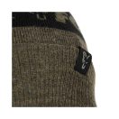 Fox Collection Bobble Beanie Green Black téli sapka