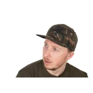 Fox Camo Flat Peak Snapback Cap baseball sapka