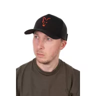 Fox Collection Baseball Cap Black Orange