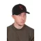 Fox Collection Trucker Cap Black Orange hálós baseball sapka