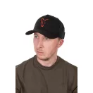 Fox Collection Trucker Cap Black Orange hálós baseball sapka