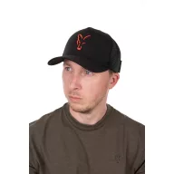   Fox Collection Trucker Cap Black Orange hálós baseball sapka