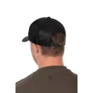 Fox Collection Trucker Cap Black Orange hálós baseball sapka