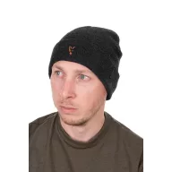 Fox Collection Beanie Hat Black & Orange téli sapka