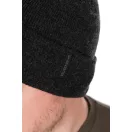 Fox Collection Beanie Hat Black & Orange téli sapka