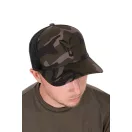 Fox Black Camo Trucker Cap terepmintás hálós baseball sapka