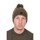 Fox Khaki Knitted Bobble Hat kötött téli sapka 