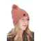 Fox Collection Ladies Knitted Bobble Hat kötött női téli sapka 