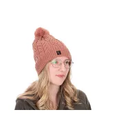   Fox Collection Ladies Knitted Bobble Hat kötött női téli sapka 