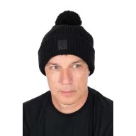 Fox Black HD Bobble kötött téli sapka