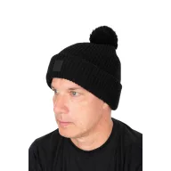 Fox Black HD Bobble kötött téli sapka