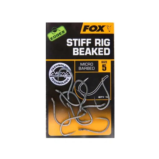 Fox Edges Armapoint  Stiff Rig Beaked Hook pontyozó horog 5