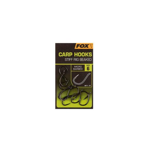 Fox Stiff Rig Beaked Hook pontyozó horog