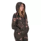 Fox Womens Zipped Camo Hoodie női cipzáras felső M 12-14